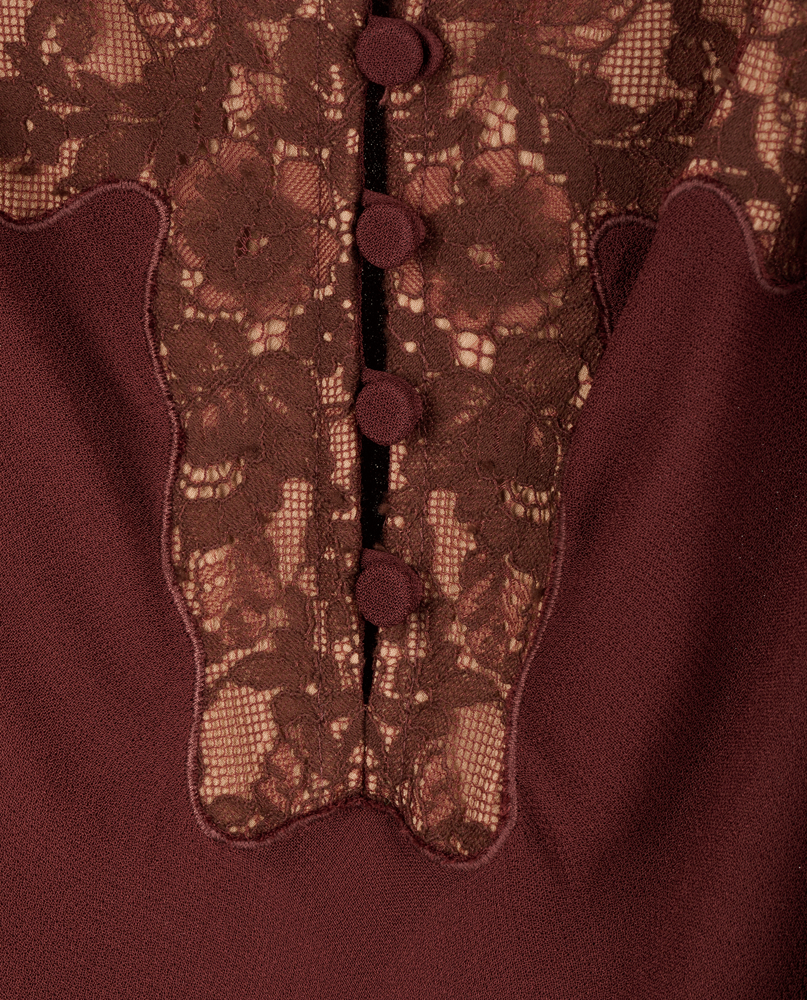 Self-Portrait Lace Slip Midi Dress, &pound;180, Clothing, Brown, Viscose, Other view