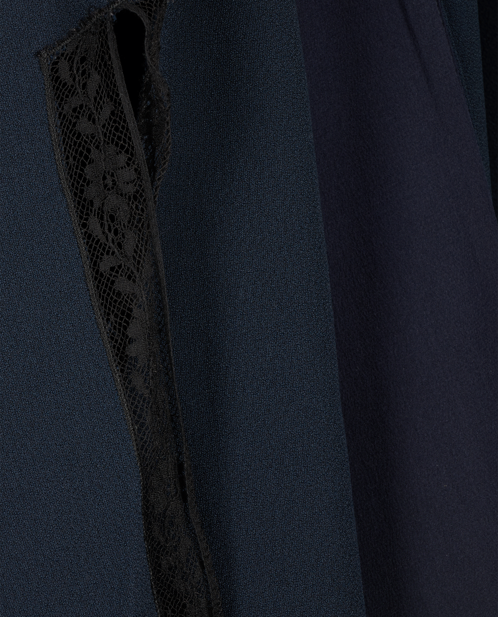 Prada Ruffled Midi Dress, &pound;290, Clothing, Blue, Acetate/Viscose, Other view