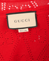 Gucci Perforated GG Dress, &pound;250, Clothing, Red, Wool, Other view