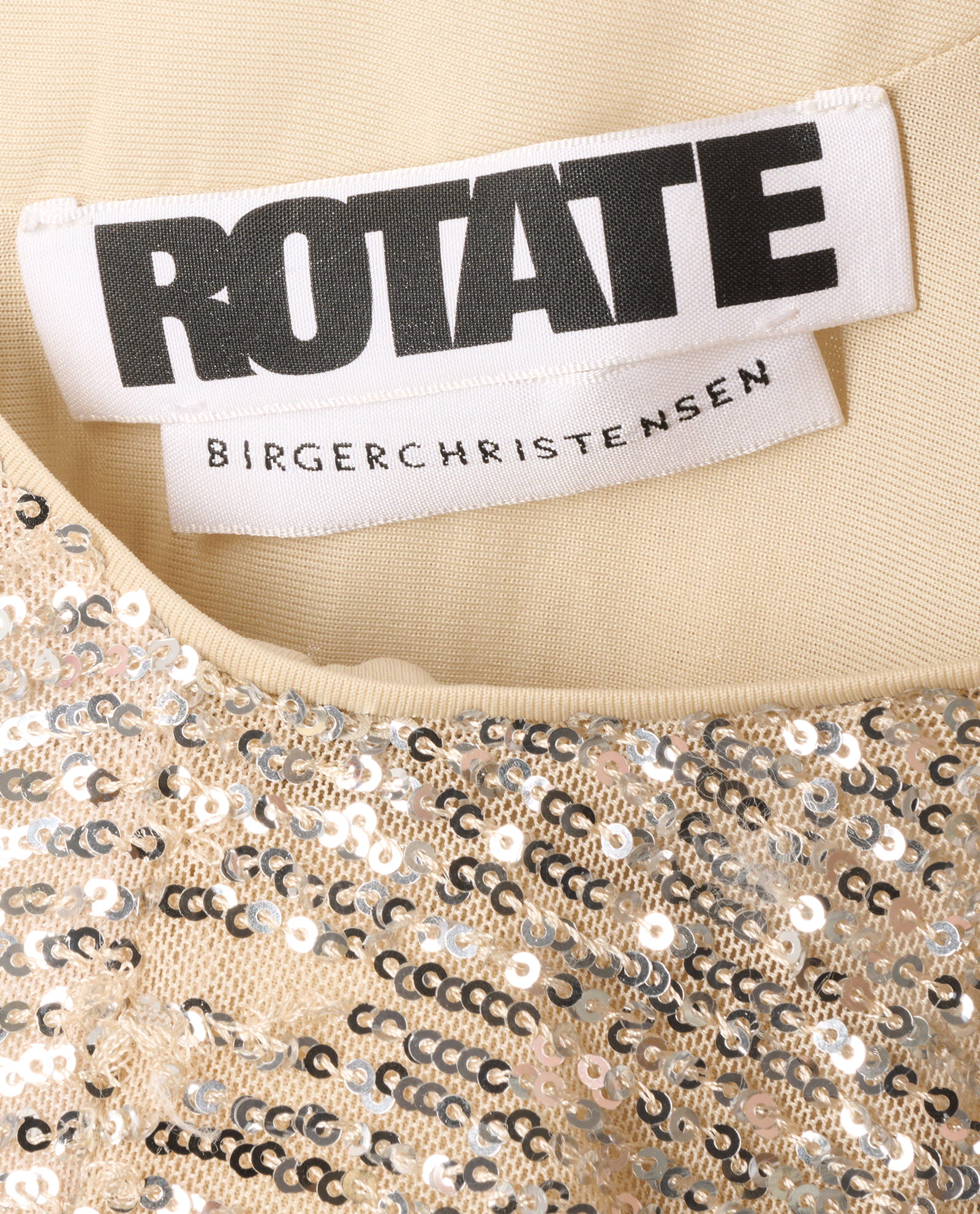 Rotate Two Tone Mini Dress, &pound;150, Clothing, Black/Gold, Sequins, Other view