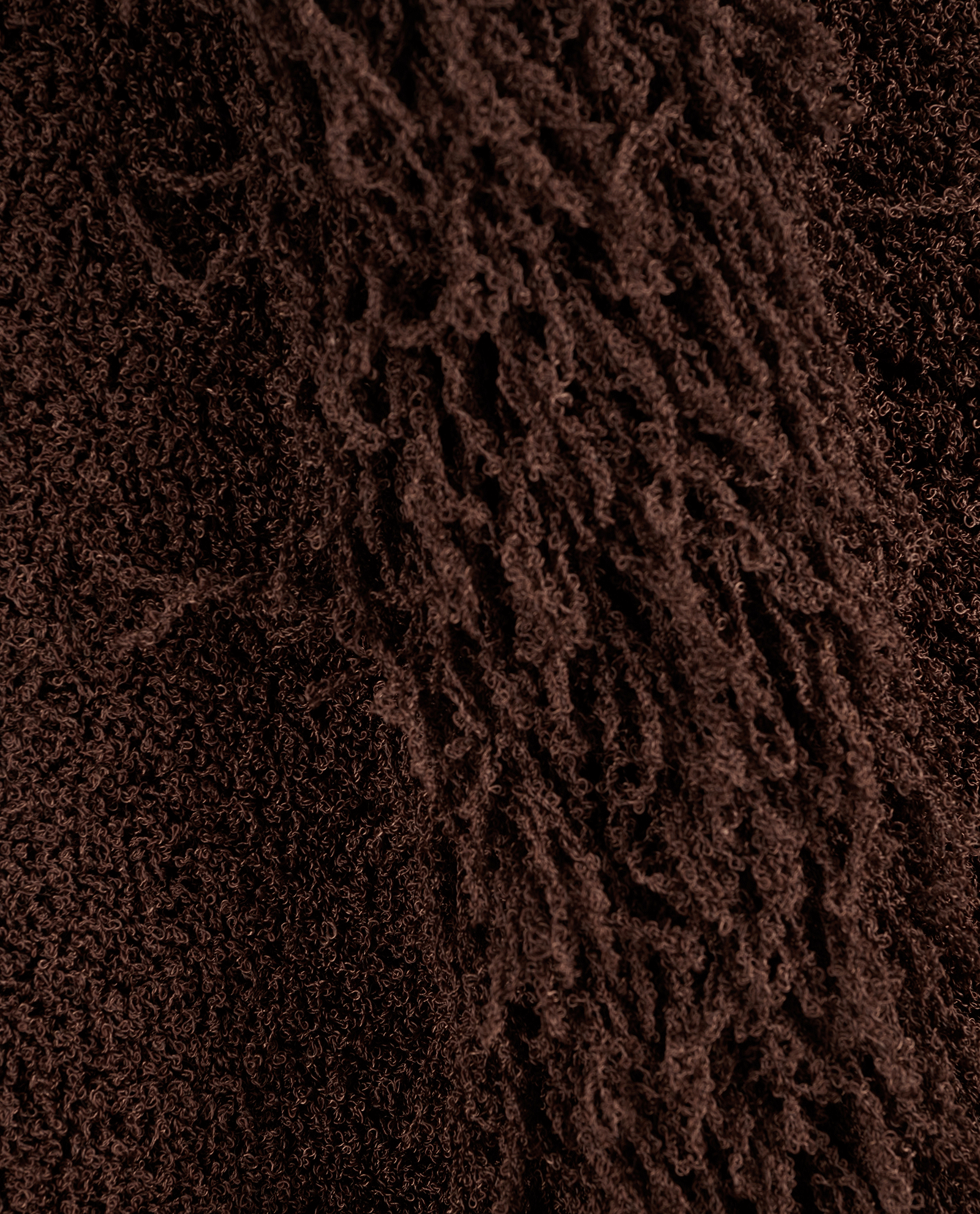 Bottega Veneta Cut-Out Toweling Knit Dress, &pound;250, Clothing, Brown, Viscose, Other view