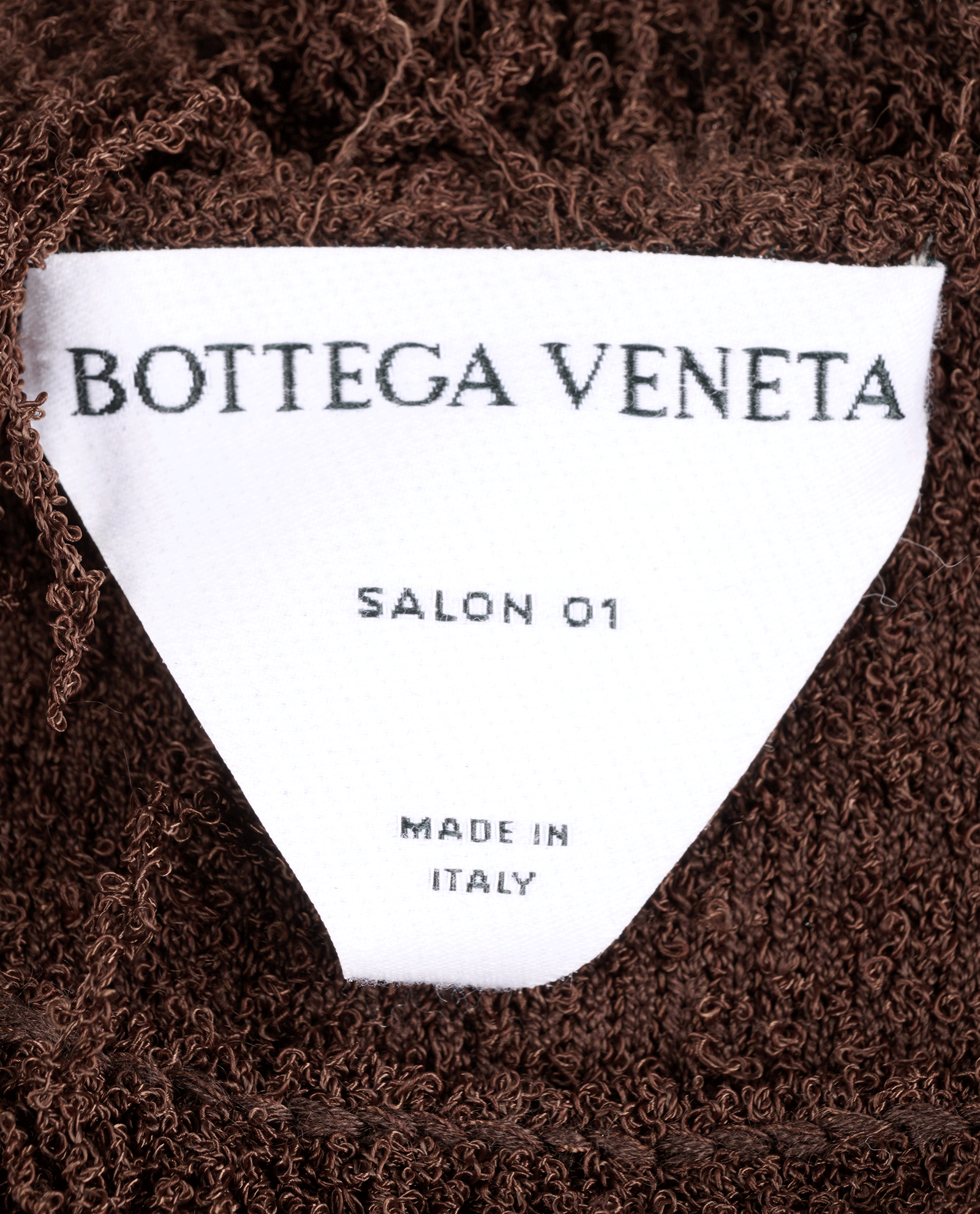 Bottega Veneta Cut-Out Toweling Knit Dress, &pound;250, Clothing, Brown, Viscose, Other view