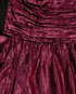 Saint Laurent One-Shoulder Lame Mini Dress, &pound;350, Clothing, Pink, Acetate/Viscose, Other view
