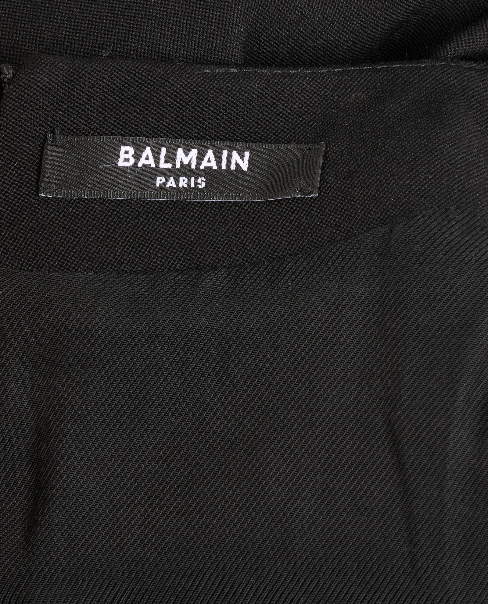Balmain  Square Neck Mini Dress, &pound;350, Clothing, Black, Wool, Other view