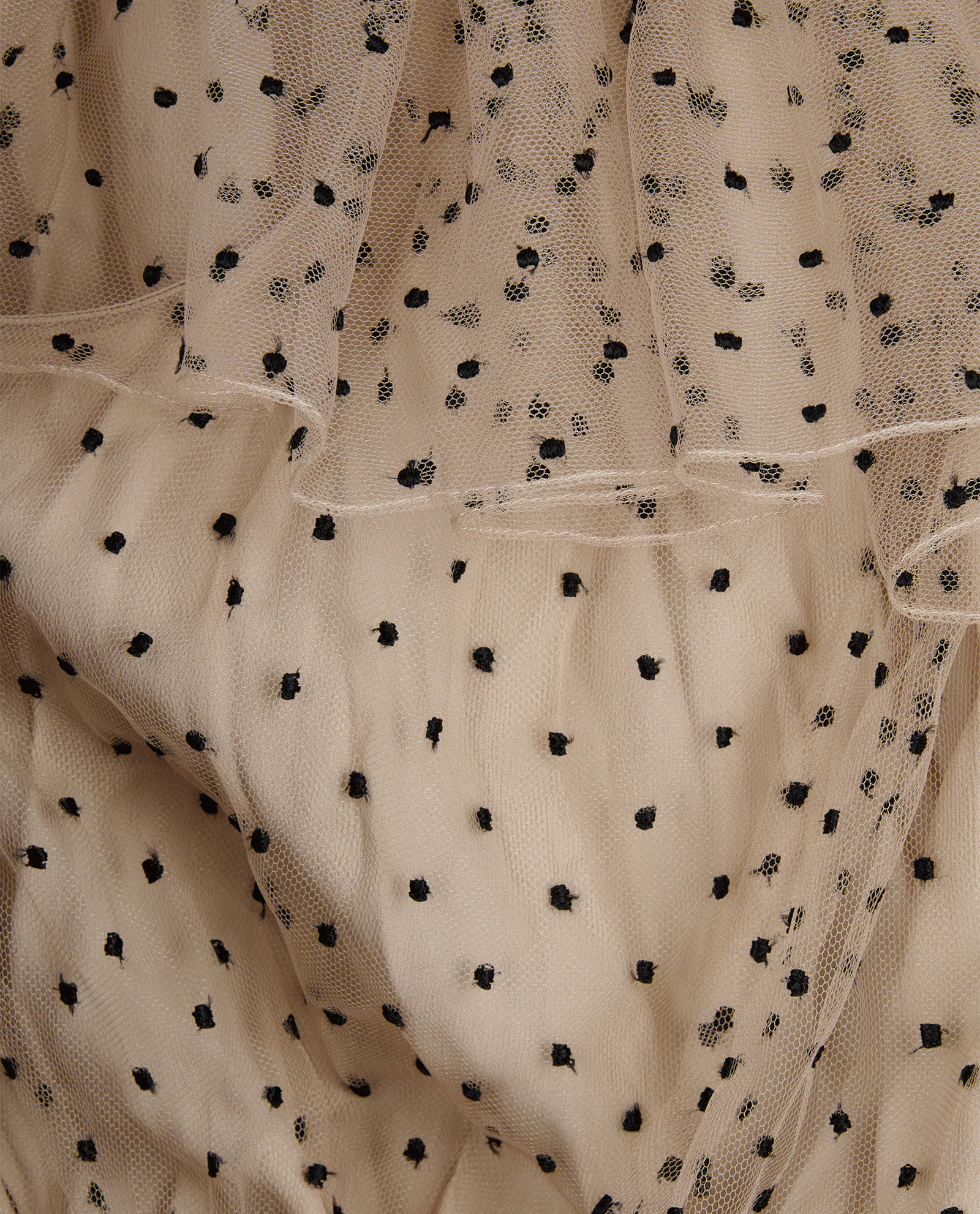 Gucci Polka Dots One Shoulder Dress, &pound;230, Clothing, Beige, Polyester (Polymer), Other view