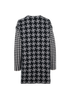 Stella McCartney Dogtooth Midi Dress, &pound;230, Clothing, Black/White, Wool, Back view