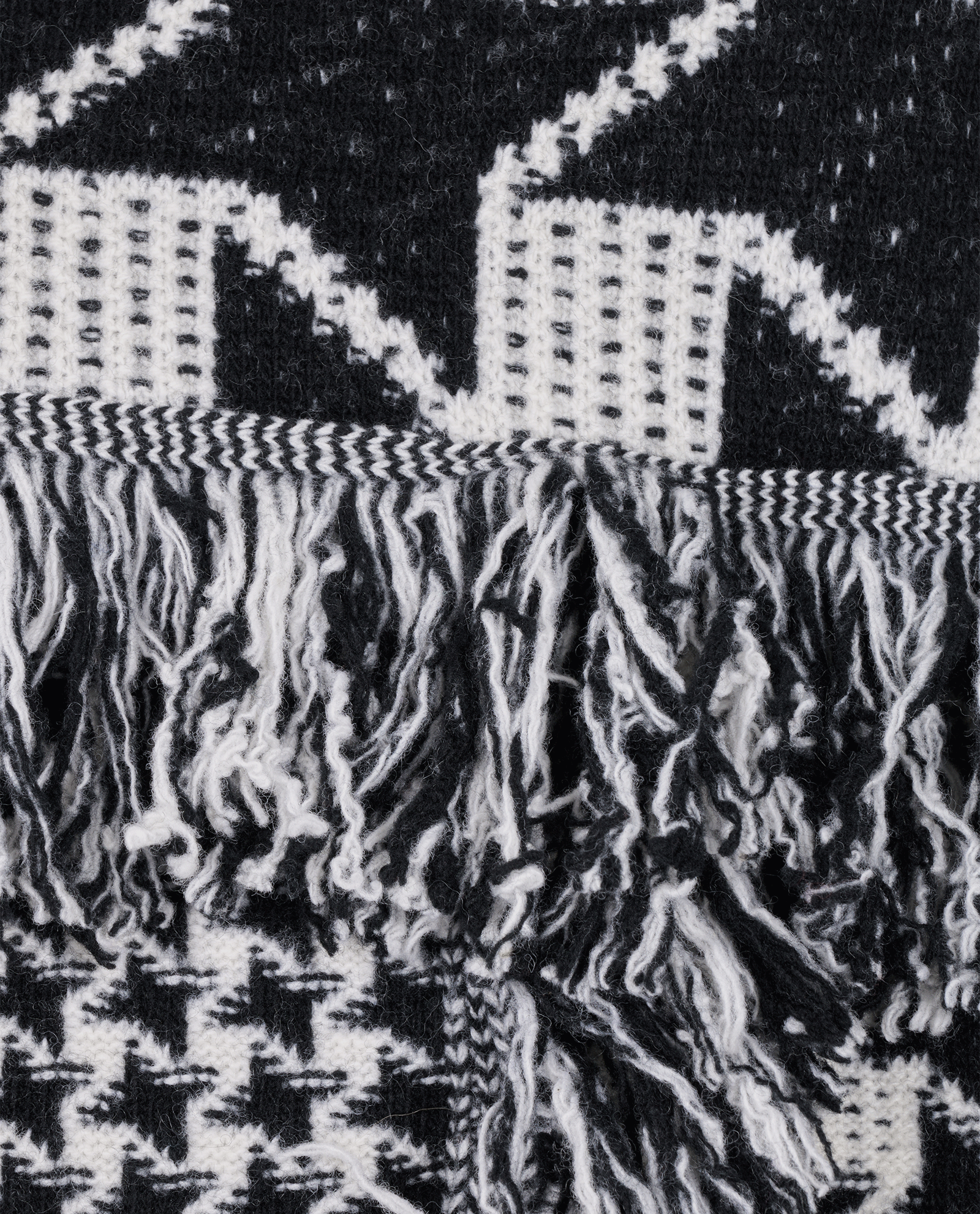 Stella McCartney Dogtooth Midi Dress, &pound;230, Clothing, Black/White, Wool, Other view