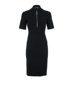 Gucci Vintage Plunge Dress, Viscose, Blk, UK10, 2*