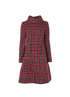 Chanel  Folded Collar Tweed Dress, &pound;750, Clothing, Red, Cotton/Wool, Front view