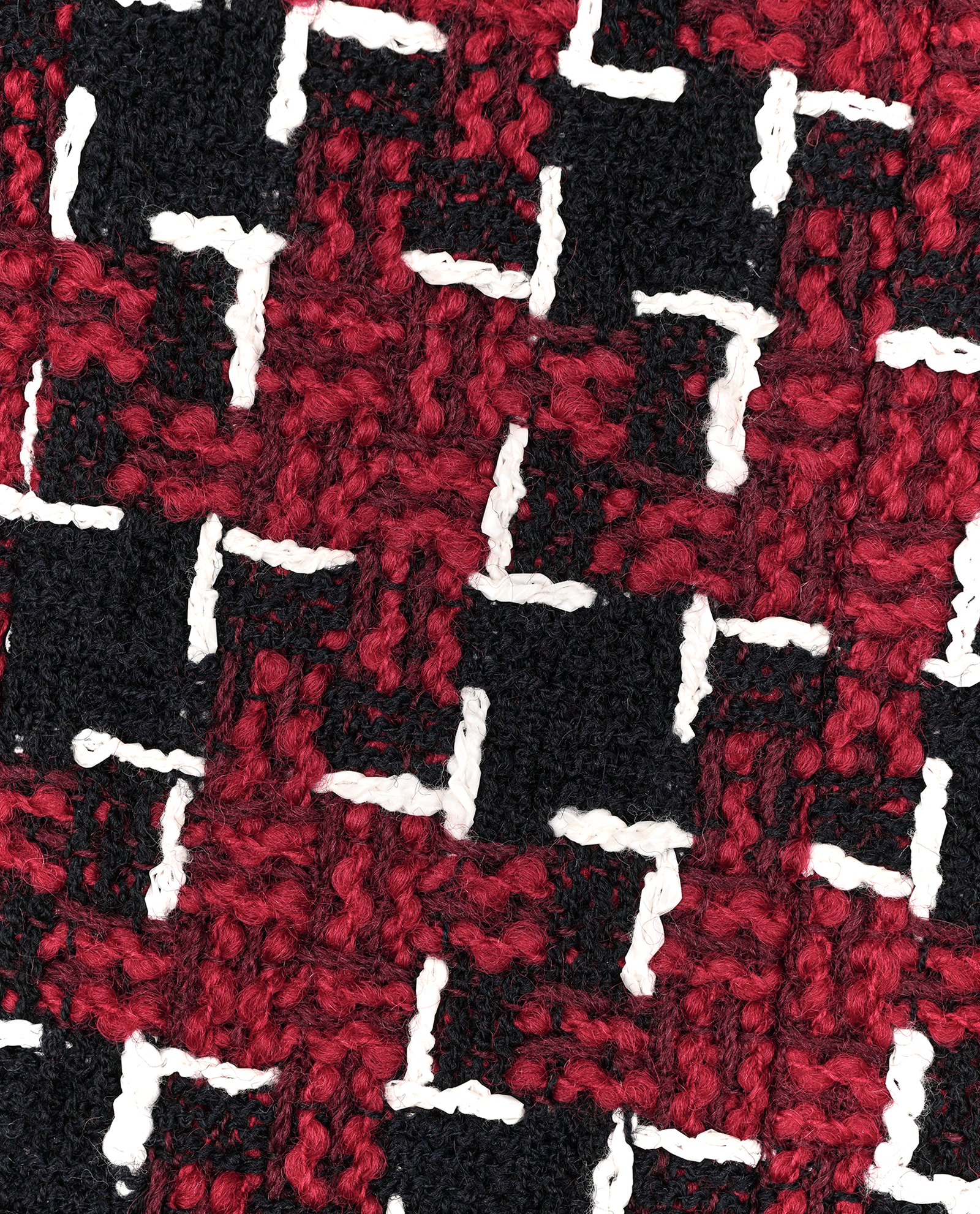 Chanel  Folded Collar Tweed Dress, &pound;750, Clothing, Red, Cotton/Wool, Other view