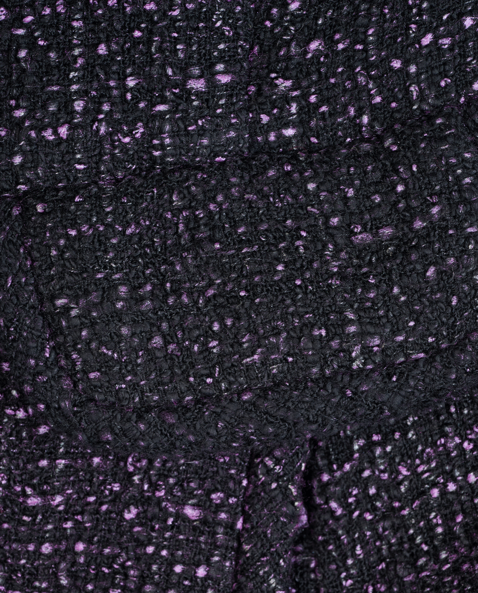 Chanel Front Pocket Dress, &pound;495, Clothing, Black/Purple, Viscose, Other view