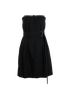 Victoria Beckham Strapless Mini Dress, &pound;210, Clothing, Black, Viscose, Front view