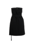 Victoria Beckham Strapless Mini Dress, &pound;210, Clothing, Black, Viscose, Back view