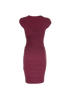 Christian Dior Bandage Dress, &pound;295, Clothing, Burgundy, Viscose, Back view