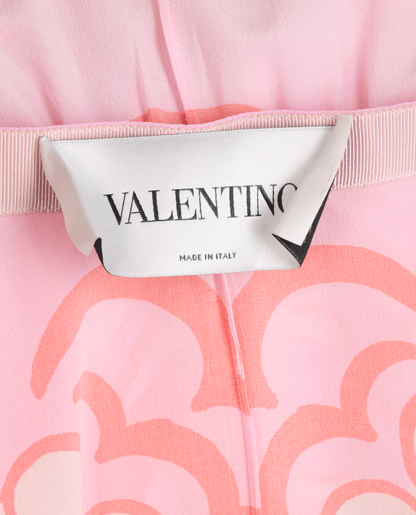 Valentino Birds Print Dress, &pound;250, Clothing, Pink/Red, Silk, Other view