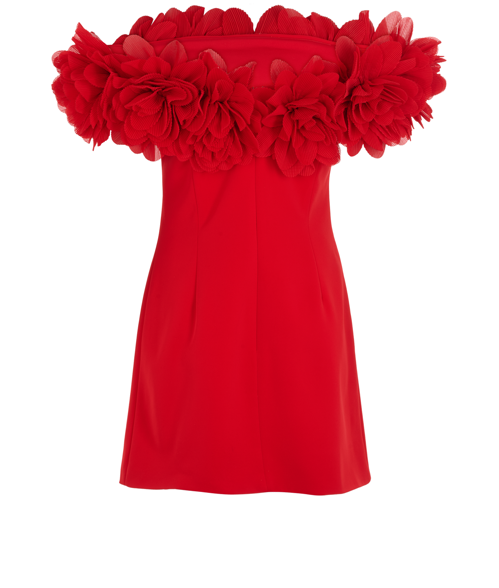 Nadine Merabi Renee Dress, &pound;90, Clothing, Red, Polyester Mix, Back view