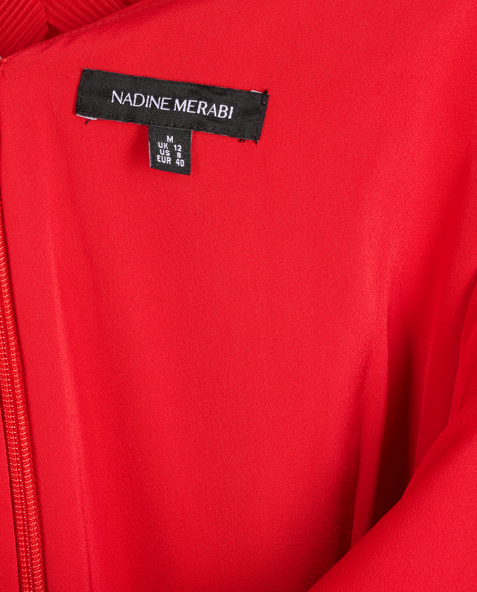 Nadine Merabi Renee Dress, &pound;90, Clothing, Red, Polyester Mix, Other view