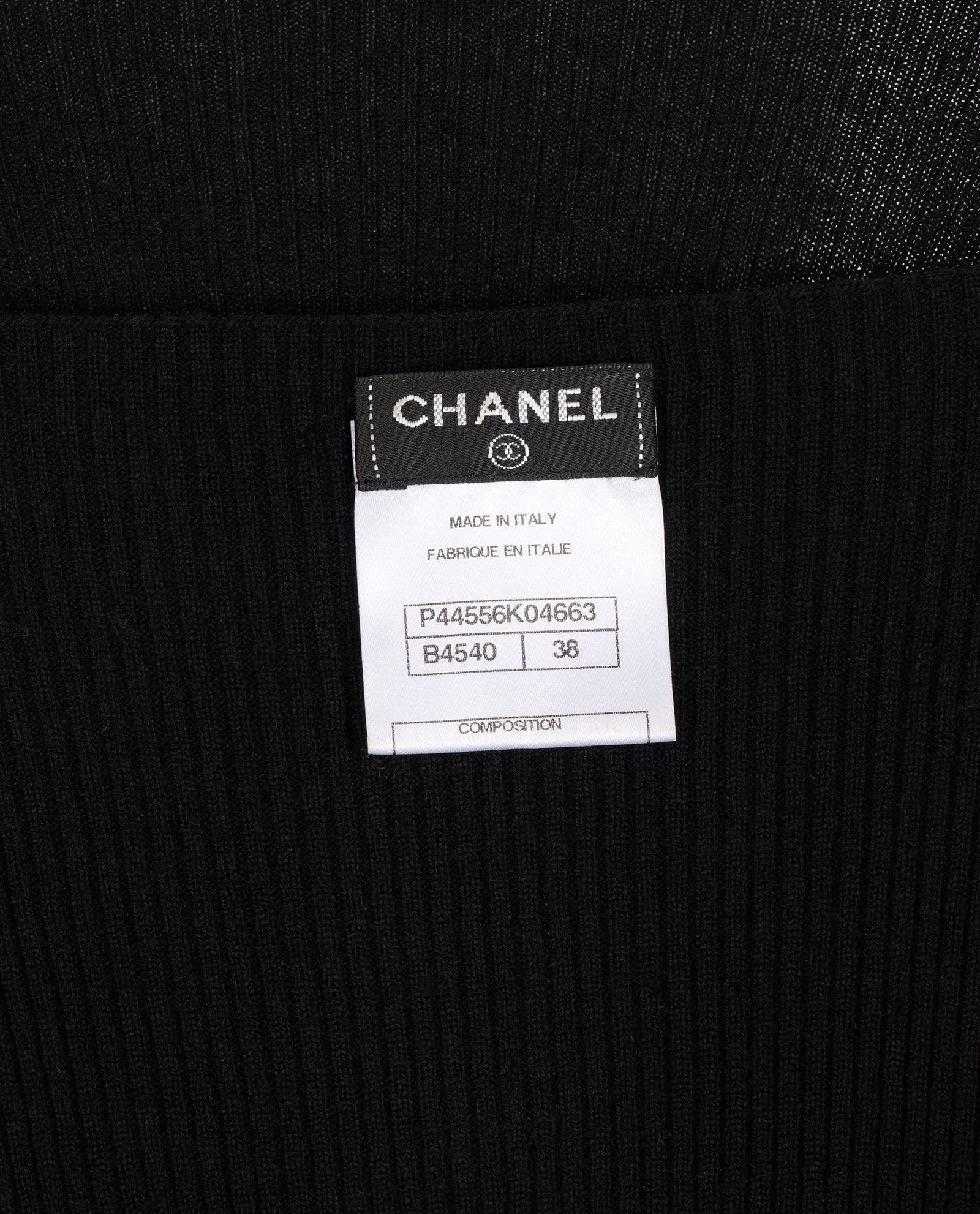 Chanel Short Sleeve Dress, &pound;450, Clothing, Black, Cashmere/Wool, Other view