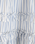 Ganni Striped Mini Dress, &pound;95, Clothing, Blue/White, Cotton, Other view