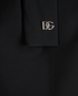 Dolce & Gabbana One Shoulder Midi Dress, &pound;230, Clothing, Black, Viscose, Other view