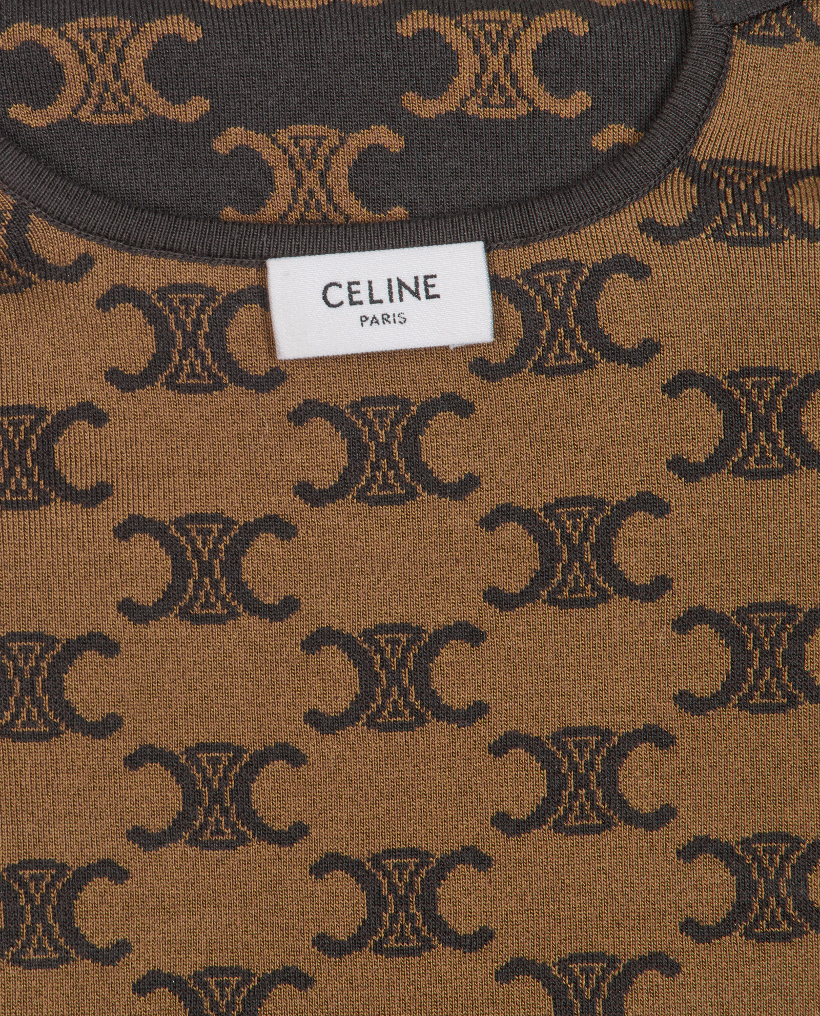 Celine Trimophe Mini Dress, &pound;295, Clothing, Brown, Cotton/Silk, Other view