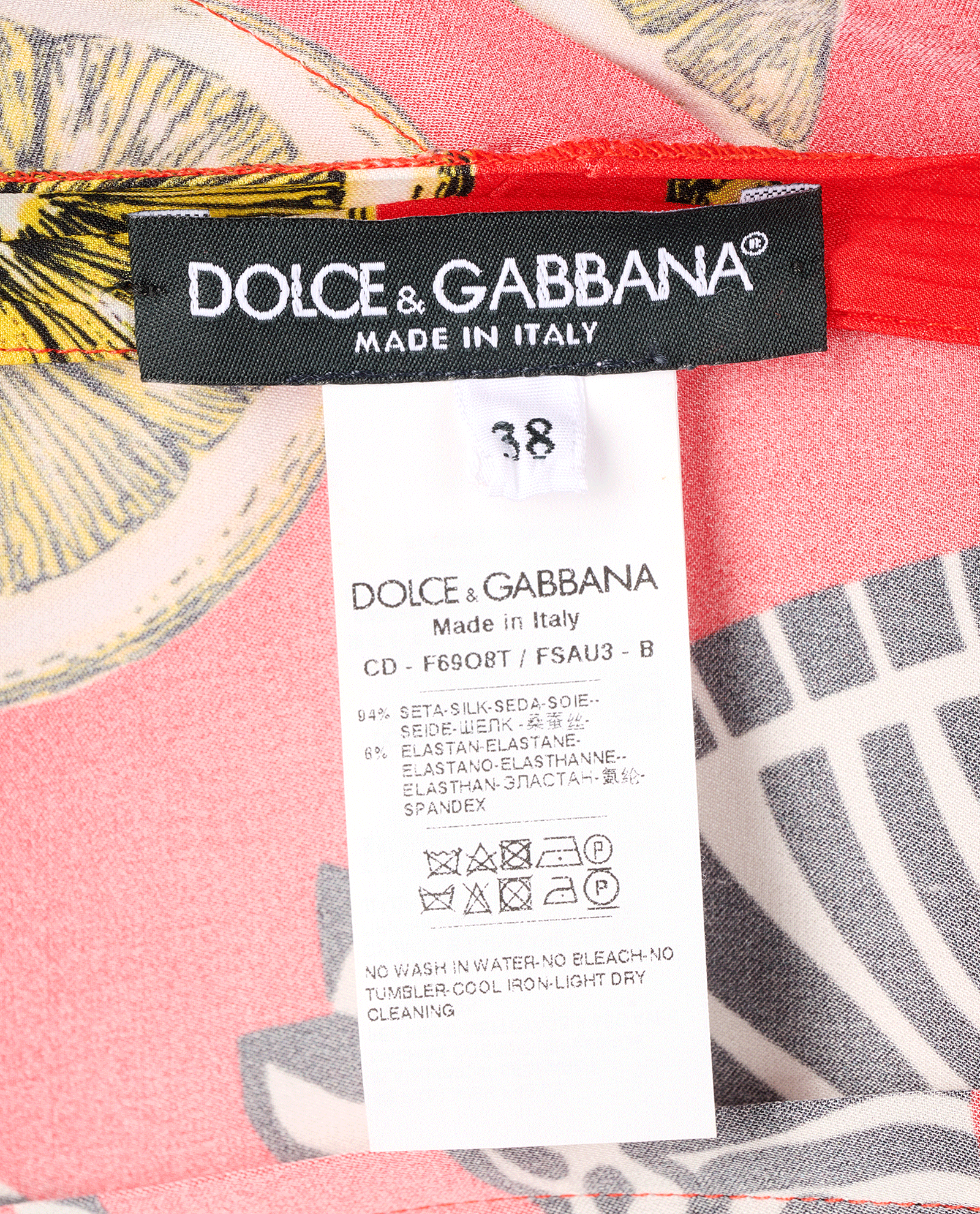Dolce & Gabbana Zebra Printed Dress, &pound;195, Clothing, Red, Silk, Other view