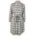 Burberry Button Up Dress, &pound;120, Clothing, Blue/White, Cotton, Front view