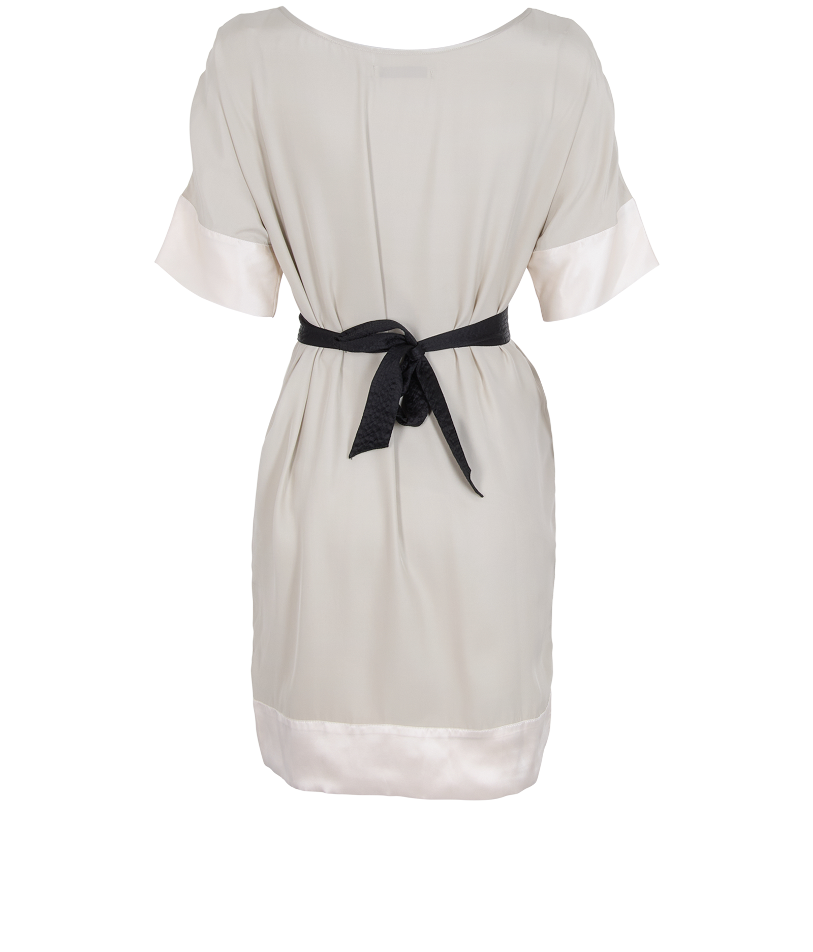 Stella McCartney Tie Dress, &pound;80, Clothing, Grey, Silk, Back view