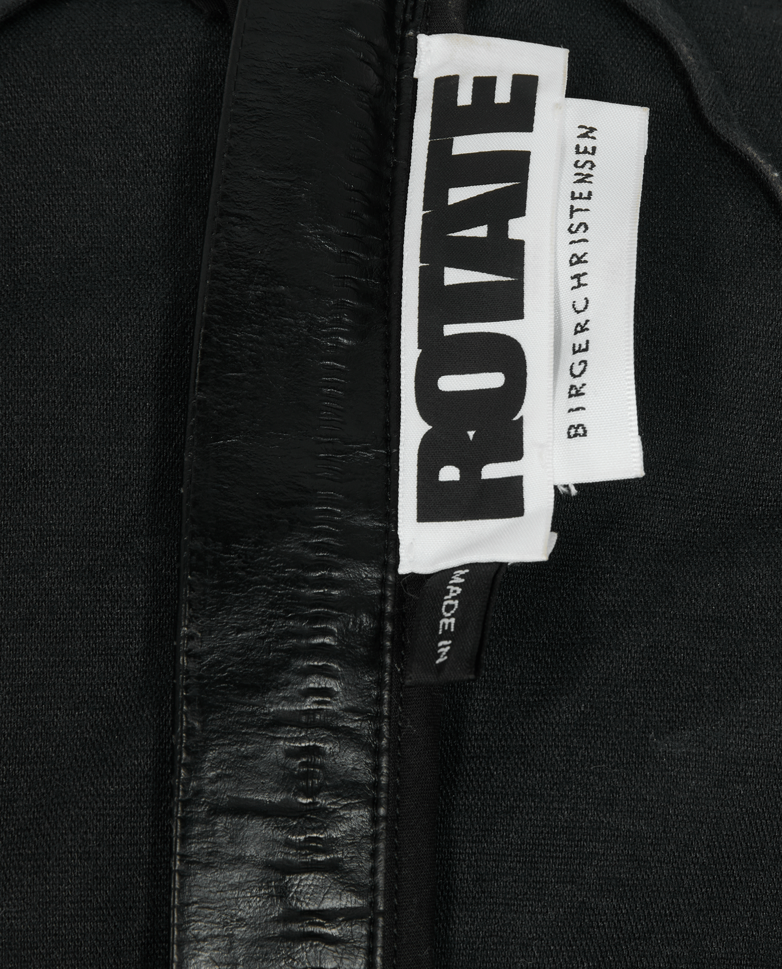 Rotate Irina Midi Dress, &pound;80, Clothing, Black, Faux Leather/Polyester (Polymer), Other view