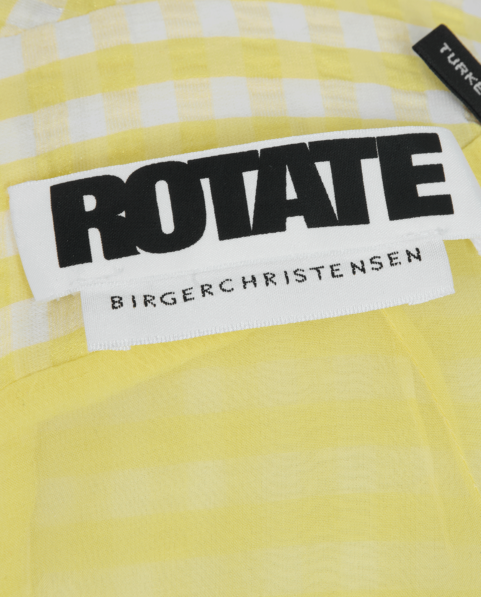 Rotate Mini Bow Detail Dress, &pound;150, Clothing, Yellow, Cotton, Other view
