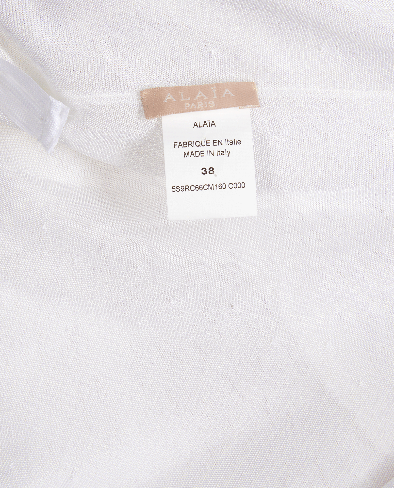 Alaia Short Dress, &pound;450, Clothing, White, Cotton, Other view
