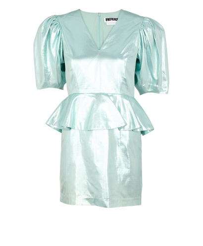 Rotate Mini Dress, &pound;60, Clothing, Green, Polyester Mix, Front view