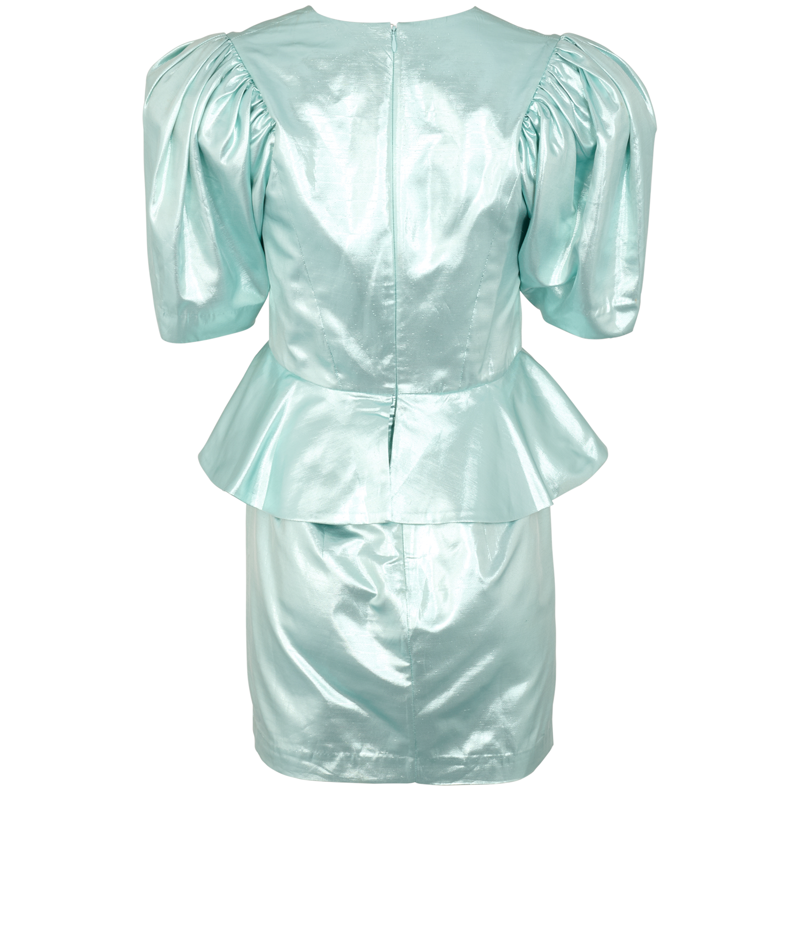 Rotate Mini Dress, &pound;60, Clothing, Green, Polyester Mix, Back view