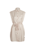 Chloe Belted Dress Shirt, &pound;150, Clothing, Pink, Silk, Front view