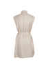 Chloe Belted Dress Shirt, &pound;150, Clothing, Pink, Silk, Back view