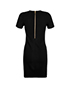 Isabel Marant Short Sleeve Fitted Dress, back view