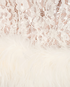 Nadine Merabi Feather Trim Sequin Dress, &pound;150, Clothing, White, Nylon, Other view