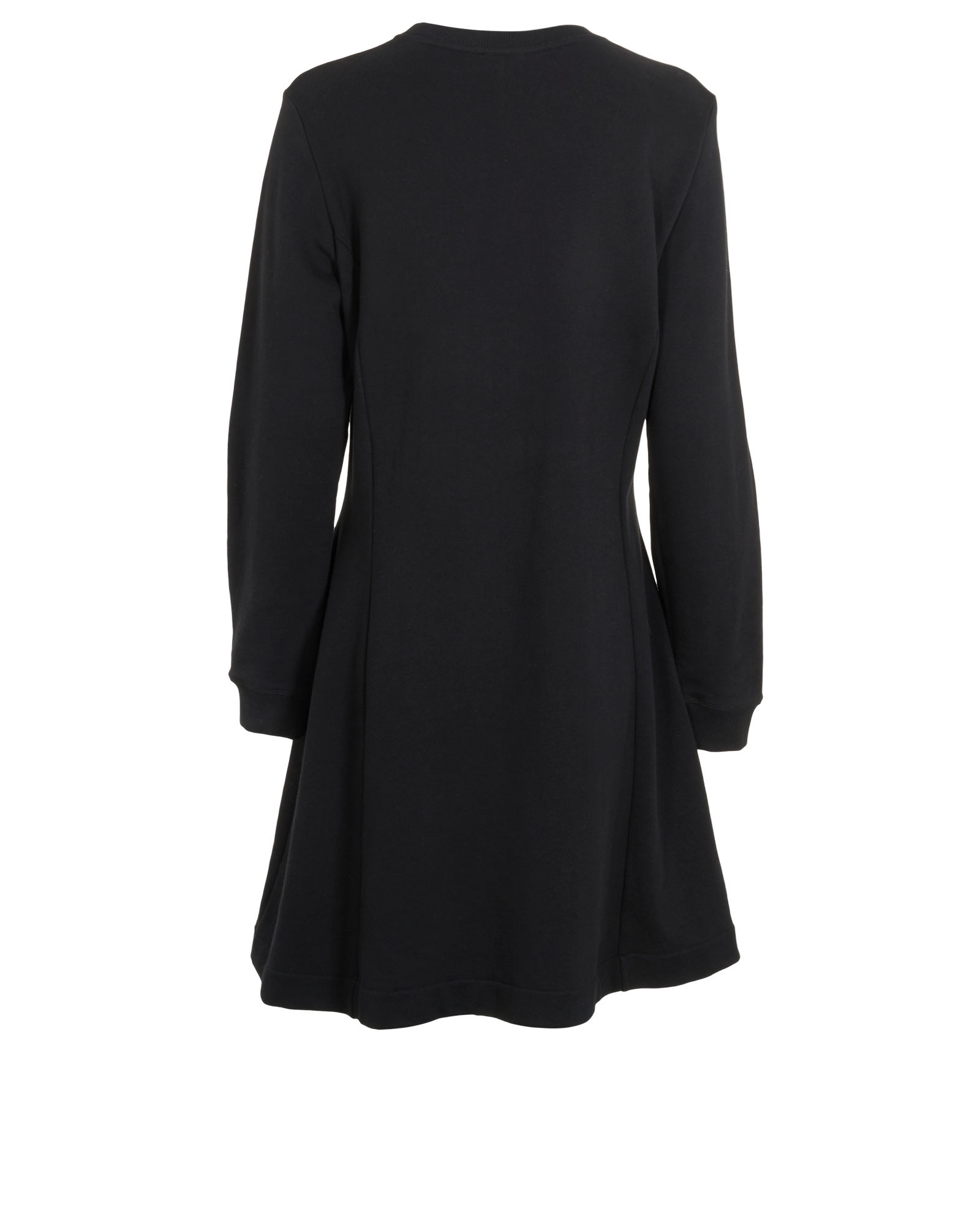 Kenzo Tiger Embroidered Long Sleeve Dress, &pound;70, Clothing, Black, Cotton, Back view