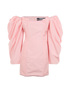 Jacquemus Le Chouchou La Robe Taffetas Dress, &pound;250, Clothing, Pink, Polyester (Polymer), Front view