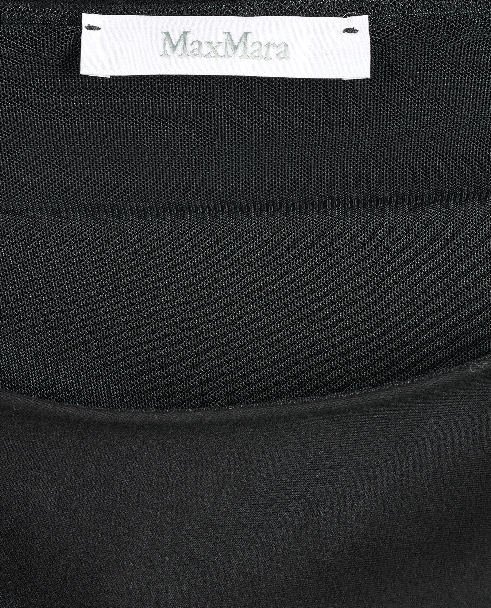 Max Mara Draped Long Sleeve Dress, &pound;95, Clothing, Black, Viscose, Other view