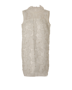 Self-Portrait Tulle Mini Dress, Poly, White, UK12, 2*