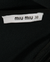 Miu Miu See-Through Short-Sleeve Dress, &pound;110, Clothing, Black, Acetate/Viscose, Other view