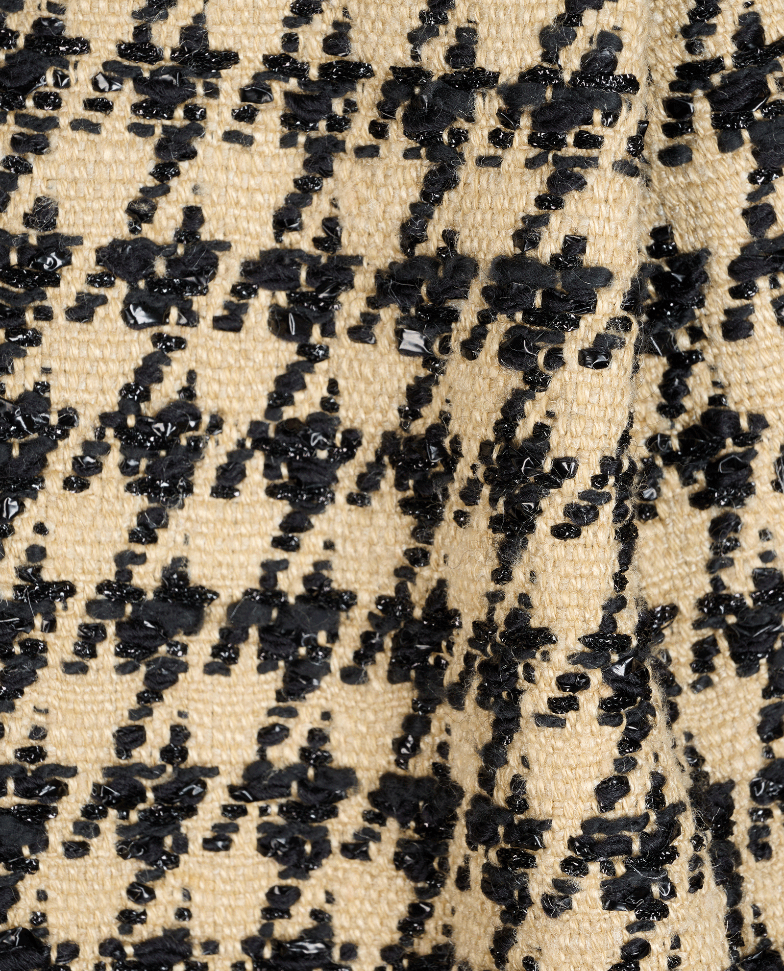 Christian Dior Houndstooth Dress, &pound;695, Clothing, Beige/Black, Cotton/Silk, Other view