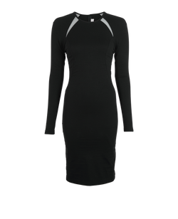 Stella McCartney Panel Dress, Cotton, Black, UK6, 2*