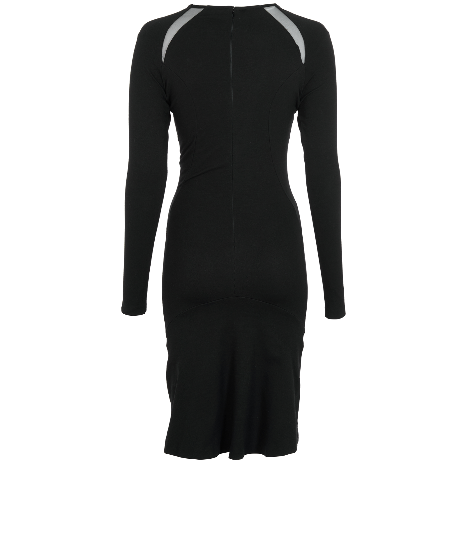 Stella McCartney Panel Dress, &pound;180, Clothing, Black, Cotton, Back view