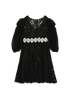 Dolce & Gabbana Lace Knee Lenght Dress, £350, Clothing, Black, Cotton, Front view