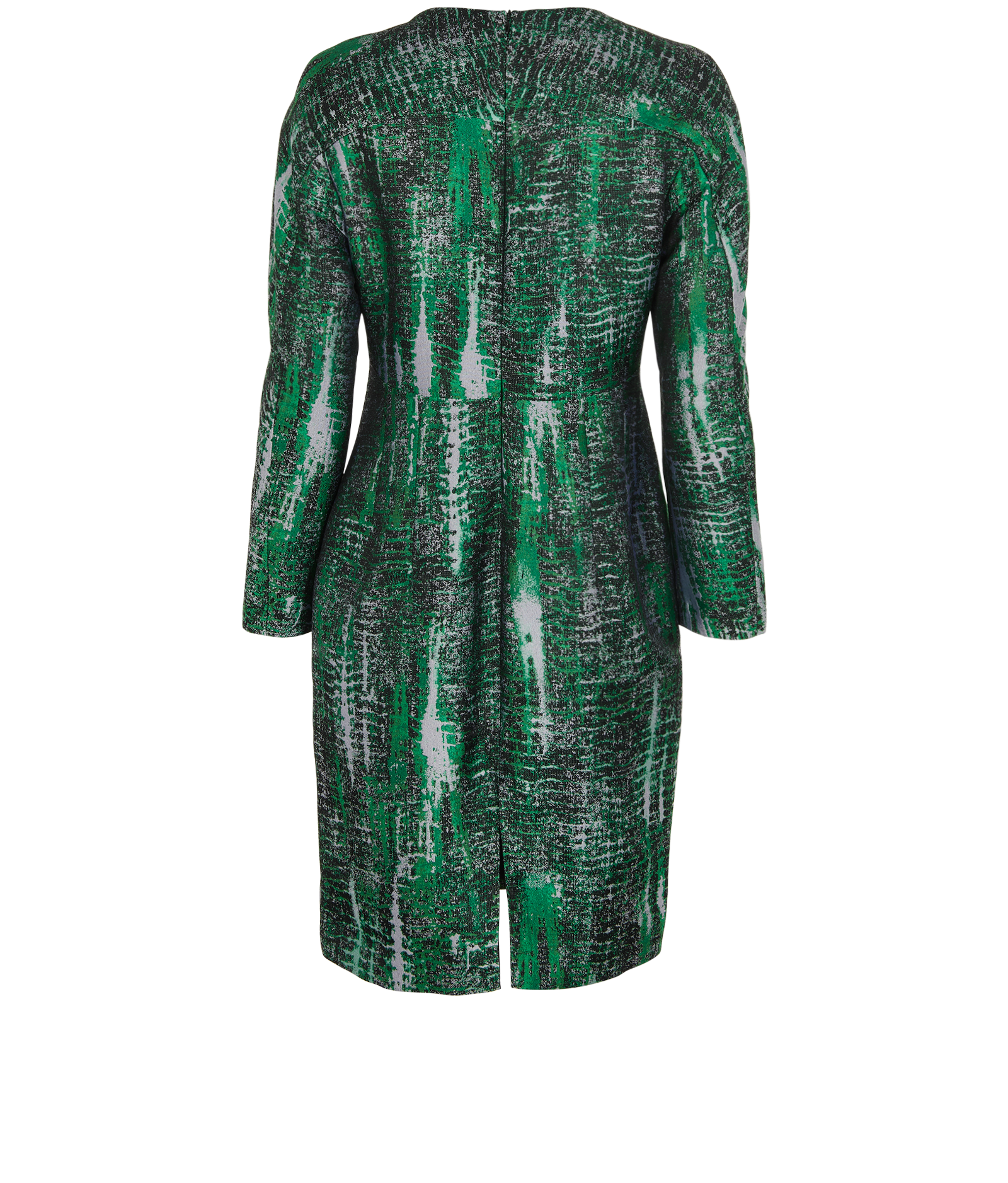 Stella McCartney Midi Dress, &pound;195, Clothing, Green, Polyester (Polymer)/Silk, Back view