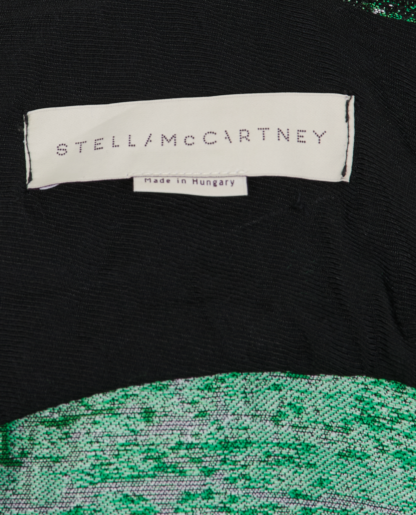 Stella McCartney Midi Dress, &pound;195, Clothing, Green, Polyester (Polymer)/Silk, Other view