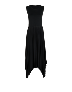 Joseph Dera Pleated Crepe Dress, Polyester, Black, UK14, 3*