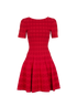 Alaia Jacquard Knit Dress, &pound;270, Clothing, Red, Polyester/Viscose, Front view